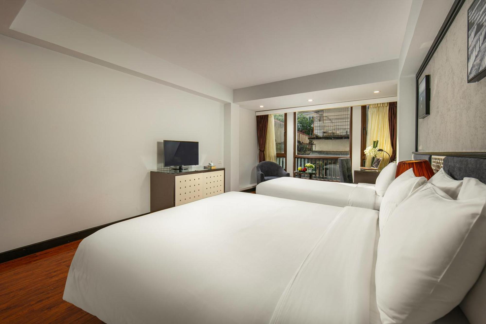 Hanoi La Palm Premier Hotel & Spa Exteriör bild